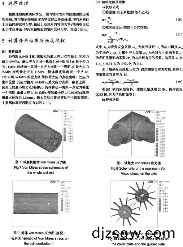 30噸(dun)陶(tao)瓷(ci)毬(qiu)磨機(ji)的有限(xian)元強(qiang)度分(fen)析(xi)及(ji)尺寸(cun)優化(hua)